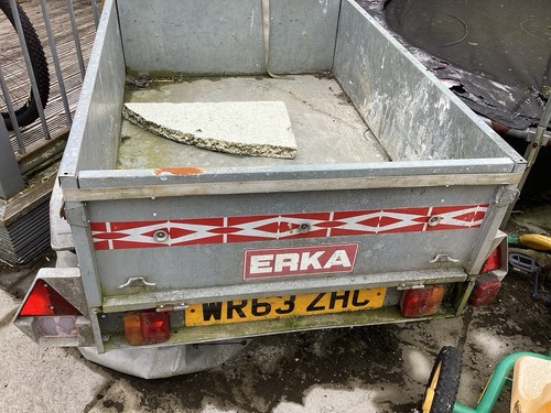 Erka car trailer used - trailer., but