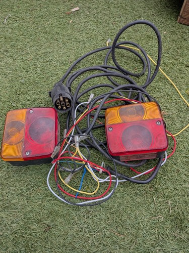 Pair trailer rear lights - pair,