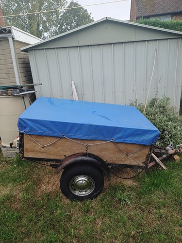 Wooden box trailer - box,