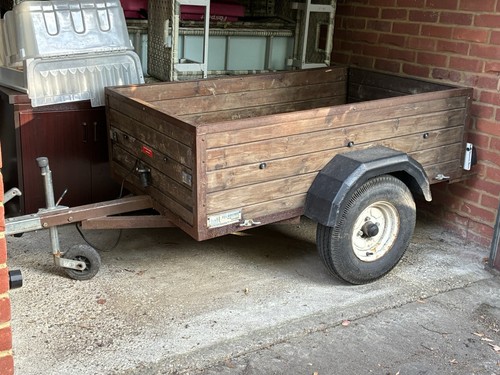 Wooden car trailer - car, /