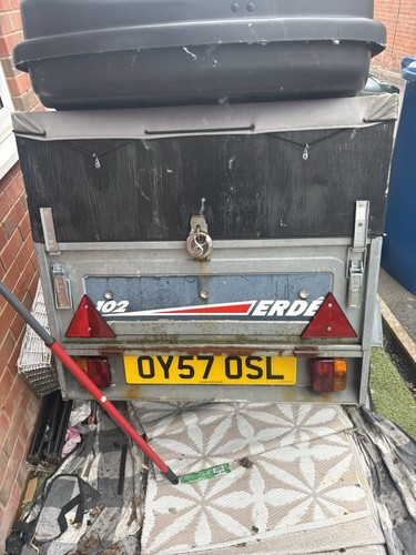 Erde trailer 102 - 102, wood