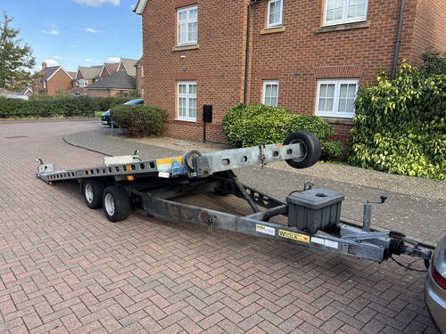 Car transporter trailer - car, wiola